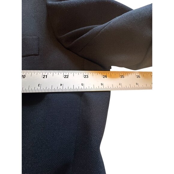 Vintage Wimbledon Of England Mens Navy Blazer 46R Wool Blend Suit Jacket Classic - Picture 11 of 11